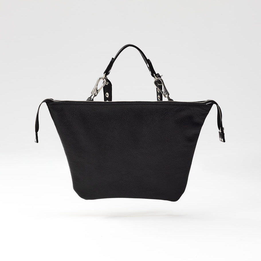 Northstar Tumbled Black Clutch Bag