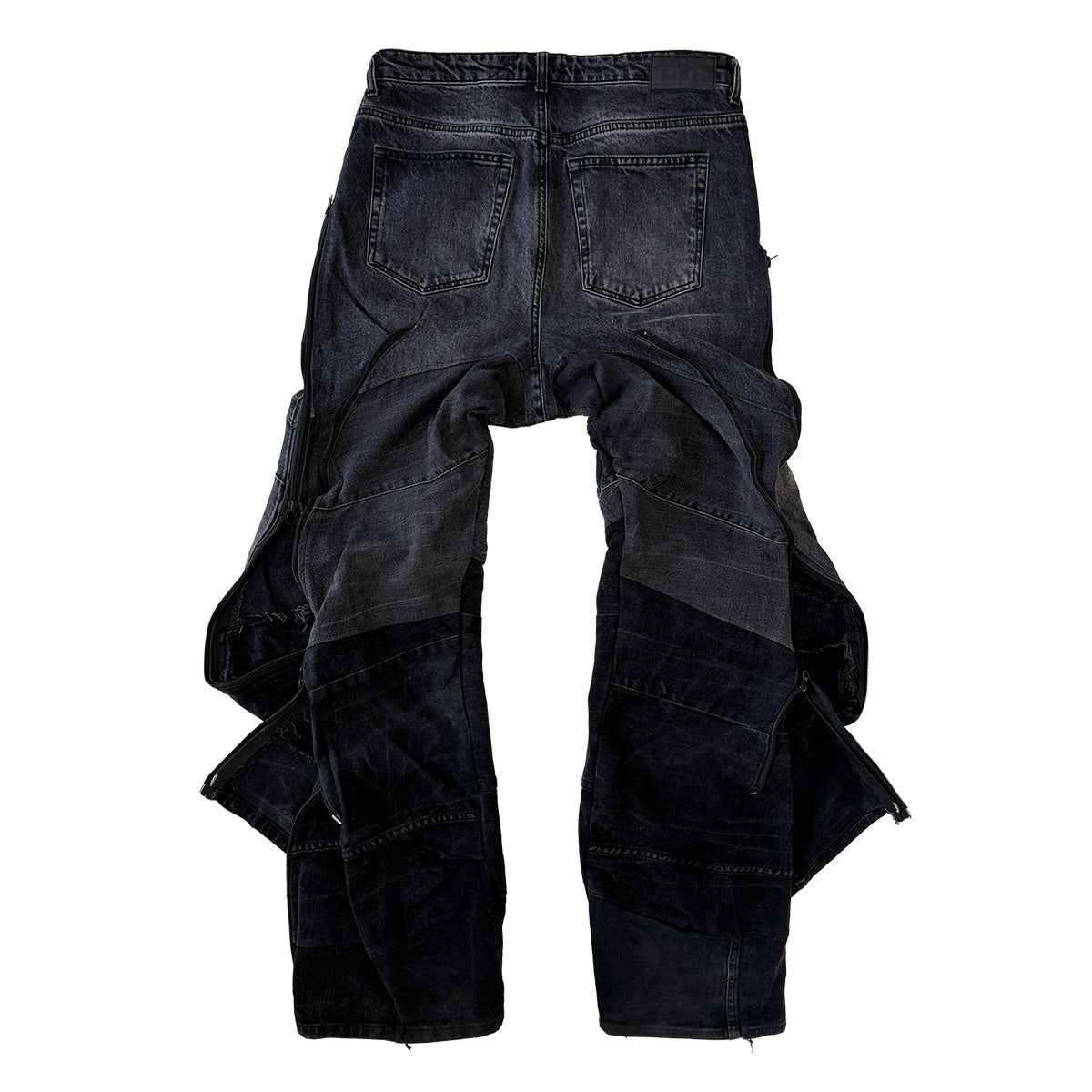 Double Dark Zip Pants