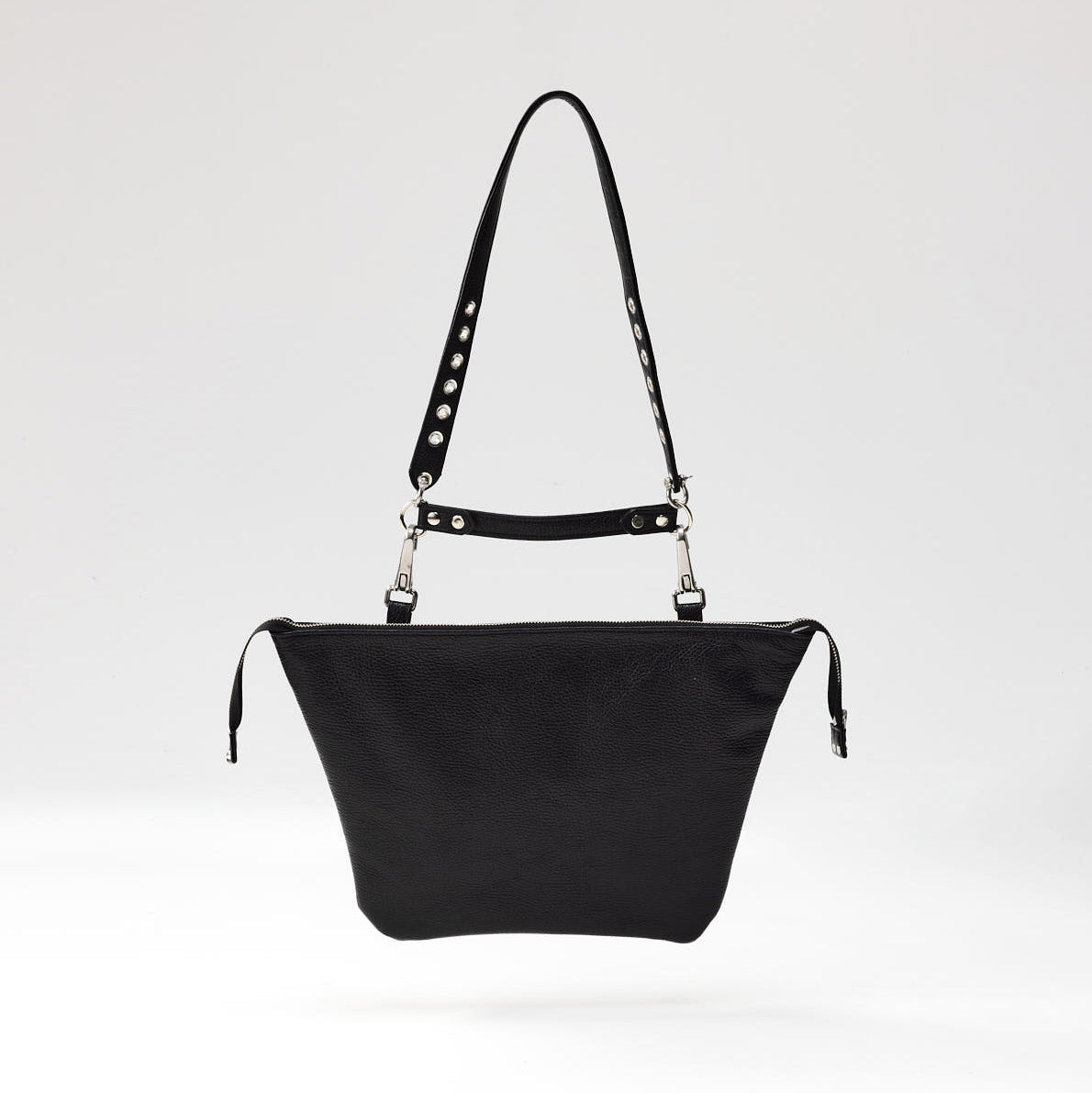 Northstar Tumbled Black Clutch Bag
