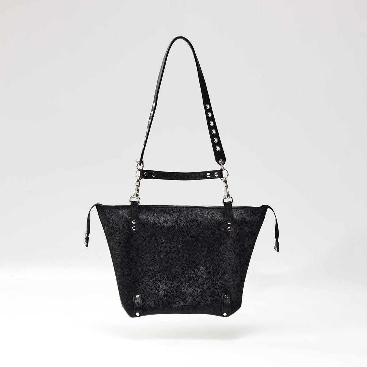 Northstar Tumbled Black Clutch Bag