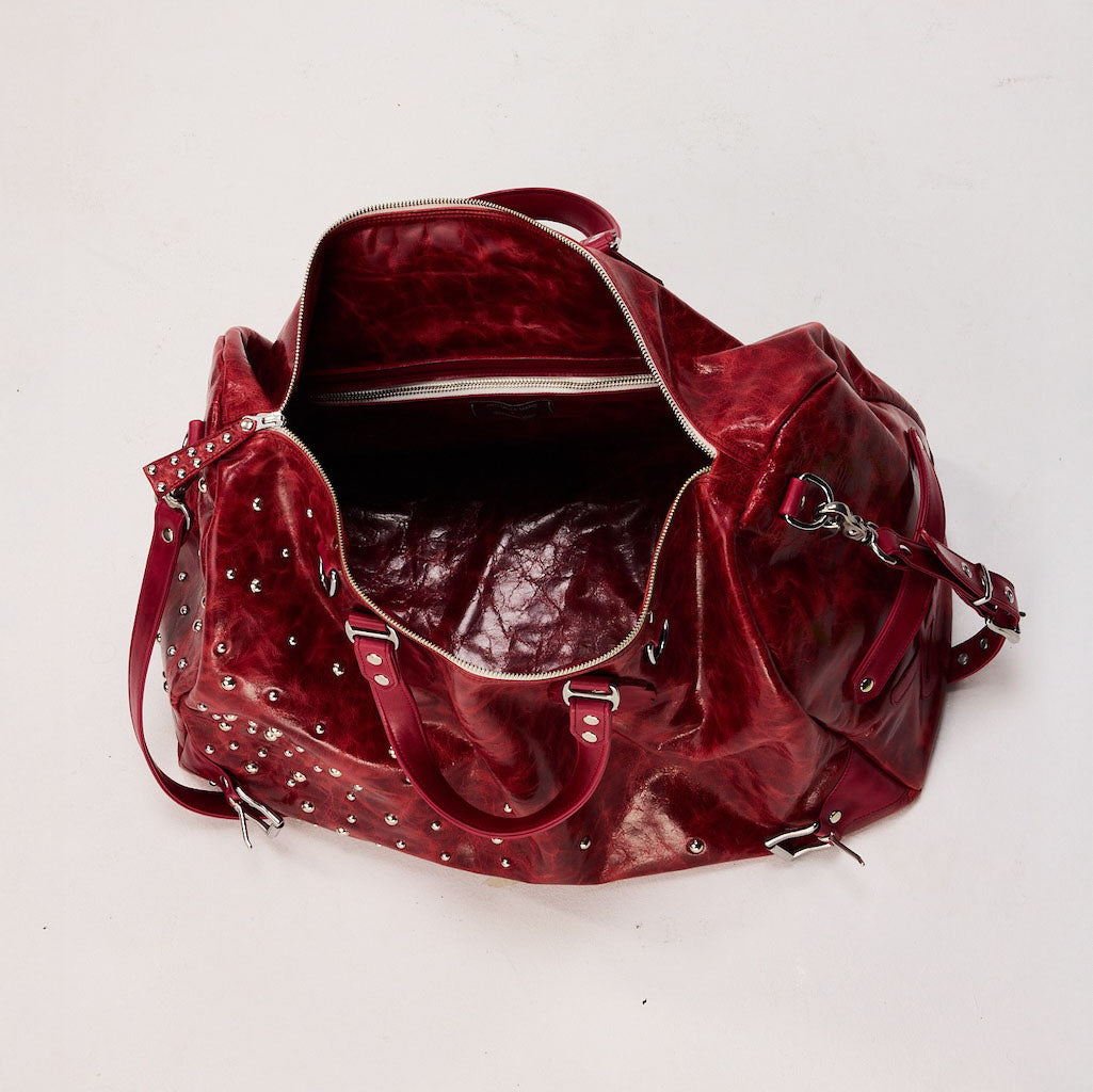 Northstar Marble Red Duffle Bag