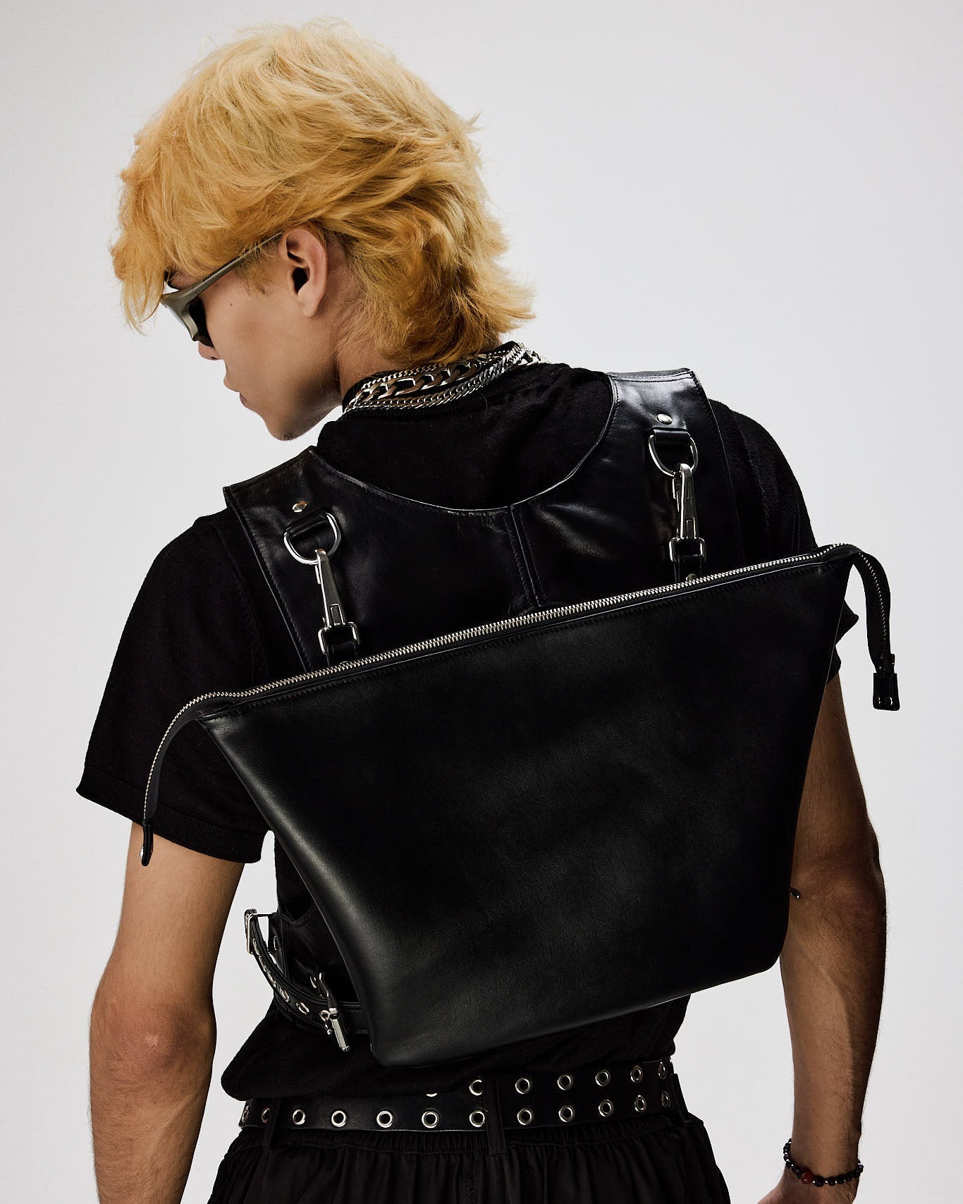 Northstar Jet Black Clutch Bag