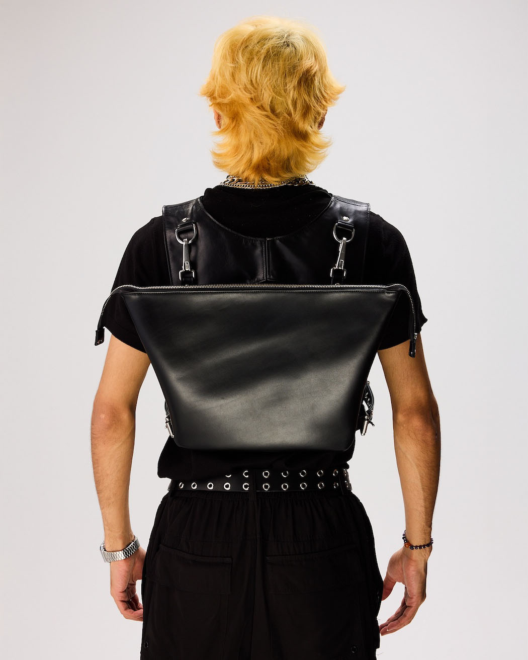 Northstar Jet Black Clutch Bag