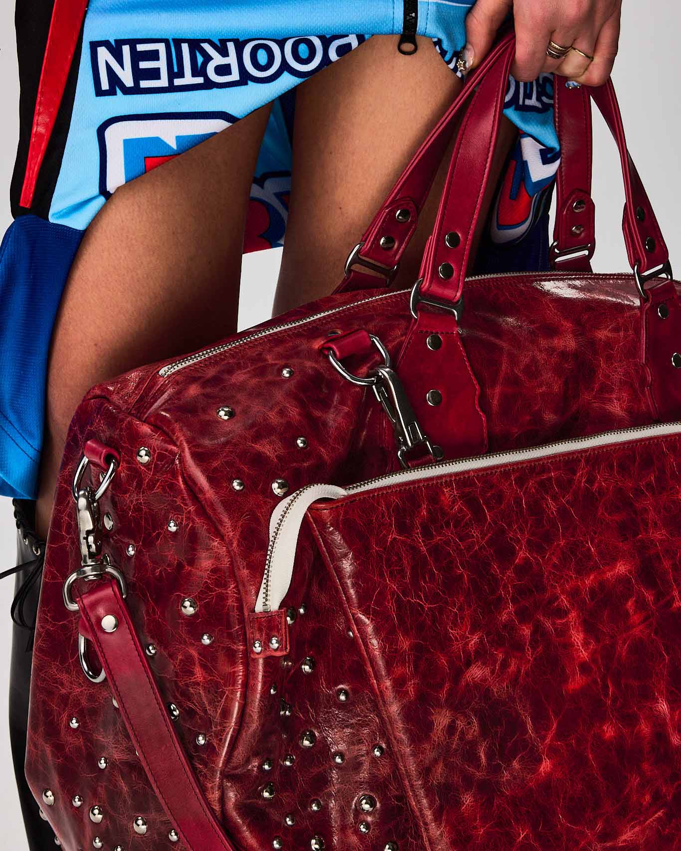 Northstar Marble Red Duffle Bag